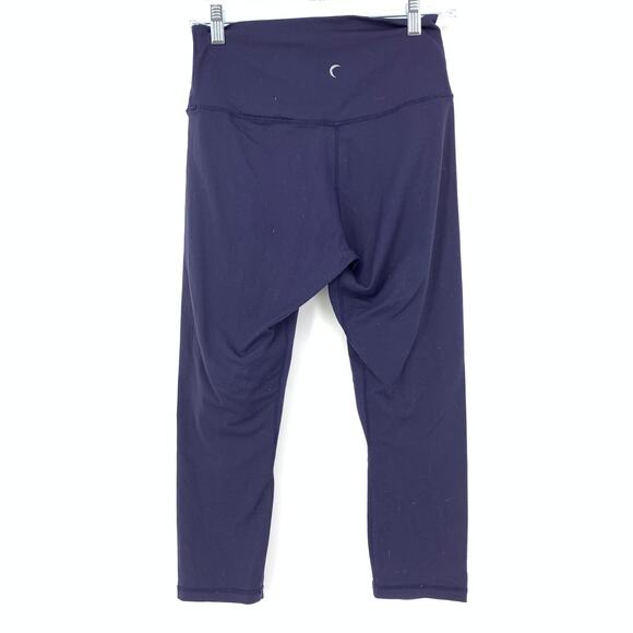 Zyia Leggings Active Women's Size 8-10 Cropped Navy Blue - Picture 2 of 6